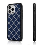 Apple iPhone 16 Pro Kılıf M-safe Şarj Özellikli Youngkit Argyle Serisi Kapak