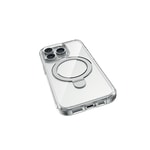 Apple iPhone 16 Pro Kılıf M-safe Şarj Özellikli Raptic Air Stand Serisi Buzlu Transparan Tasarımlı Standlı Kapak