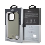 Apple iPhone 16 Pro Kılıf Mercedes Benz Orjinal Lisanslı M-safe Şarj Özellikli Dokulu ve Düz Deri Kapak