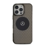 Apple iPhone 16 Pro Kılıf Mercedes Benz Orjinal Lisanslı M-safe Şarj Özellikli Yıldız Desenli Transparan Kapak