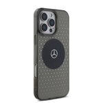 Apple iPhone 16 Pro Kılıf Mercedes Benz Orjinal Lisanslı M-safe Şarj Özellikli Yıldız Desenli Transparan Kapak