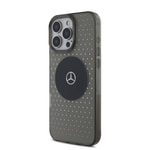 Apple iPhone 16 Pro Kılıf Mercedes Benz Orjinal Lisanslı M-safe Şarj Özellikli Yıldız Desenli Transparan Kapak