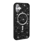 Apple iPhone 16 Pro Kılıf Pırlanta Tasarımlı M-safe Şarj Özellikli Zore Mozaik Silikon Kapak