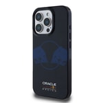 Apple iPhone 16 Pro Kılıf Redbull Orjinal Lisanslı M-safe Şarj Özellikli IML Çift Boğa Baskılı Sert PC Kapak