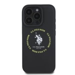 Apple iPhone 16 Pro Kılıf U.S. Polo Assn. Orjinal Lisanslı M-safe Şarj Özellikli Circle ve Double Horse Logolu Deri Kapak