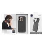 Apple iPhone 16 Pro Kılıf Wiwu DCC-206 M-safe Şarj Özellikli Kamera Standlı Aramid Fiber Tasarım Kapak