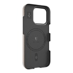 Apple iPhone 16 Pro Kılıf Wiwu DCC-208 M-safe Şarj Özellikli Kamera Standlı Aramid Fiber Tasarım Kapak