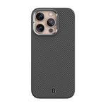 Apple iPhone 16 Pro Kılıf Wiwu DCC-208 M-safe Şarj Özellikli Kamera Standlı Aramid Fiber Tasarım Kapak