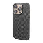 Apple iPhone 16 Pro Kılıf Wiwu DCC-208 M-safe Şarj Özellikli Kamera Standlı Aramid Fiber Tasarım Kapak