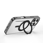 Apple iPhone 16 Pro Kılıf Wiwu MCC-201 iShield Ultra Serisi M-safe Şarj Özellikli Standlı Crystal Sert PC Kapak