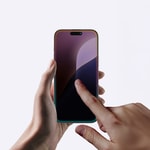 Apple iPhone 16 Pro Max Amazingthing Radix Privacy Parmak İzi Bırakmayan Temperli Cam Ekran Koruyucu