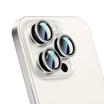 Apple iPhone 16 Pro Max CaseWorld Alloy Two-Color Serisi Lens Koruyucu