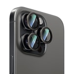 Apple iPhone 16 Pro Max CaseWorld Alloy Two-Color Serisi Lens Koruyucu