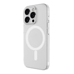 Apple iPhone 16 Pro Max Kamera Korumalı M-Safe Şarj Özellikli Şeffaf Zore London Sert PC Kapak