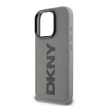 Apple iPhone 16 Pro Max Kılıf DKNY Orjinal Lisanslı M-safe Şarj Özellikli PU Deri Plain Kapak