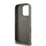 Apple iPhone 16 Pro Max Kılıf DKNY Orjinal Lisanslı M-safe Şarj Özellikli 3D Yazılı Checkered Pattern Kapak