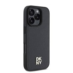 Apple iPhone 16 Pro Max Kılıf DKNY Orjinal Lisanslı M-safe Şarj Özellikli 3D Yazılı Repeat Pattern Kapak