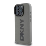 Apple iPhone 16 Pro Max Kılıf DKNY Orjinal Lisanslı M-safe Şarj Özellikli PU Deri Plain Kapak