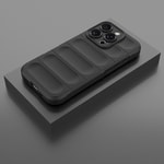 Apple iPhone 16 Pro Max Kılıf Esnek TPU Oyuklu Arka Yüzey Tasarımlı Zore Etnik Silikon Kapak
