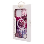 Apple iPhone 16 Pro Max Kılıf Guess Orjinal Lisanslı M-safe Şarj Özellikli IML Baskılı Jungle Ring Kapak
