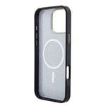 Apple iPhone 16 Pro Max Kılıf Guess Orjinal Lisanslı M-safe Şarj Özellikli Yazı Logolu Python Desenli Kapak