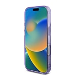Apple iPhone 16 Pro Max Kılıf Guess Orjinal Lisanslı M-safe Şarj Özellikli IML Baskılı Çiçek İnci Bileklikli Kapak