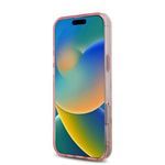 Apple iPhone 16 Pro Max Kılıf Guess Orjinal Lisanslı M-safe Şarj Özellikli IML Peony ve 4G Desenli Klasik Logolu Kapak