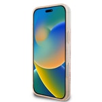 Apple iPhone 16 Pro Max Kılıf Guess Orjinal Lisanslı M-safe Şarj Özellikli IML Baskılı Klasik Logolu 4G Desenli Kapak