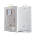 Apple iPhone 16 Pro Max Kılıf Guess Orjinal Lisanslı M-safe Şarj Özellikli Flower Tonal Circle Kapak