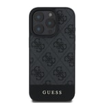 Apple iPhone 16 Pro Max Kılıf Guess Orjinal Lisanslı PU Deri Şerit Logo Dizaynlı Kapak