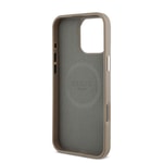 Apple iPhone 16 Pro Max Kılıf Guess Orjinal Lisanslı M-safe Şarj Özellikli Grained Triangle Kapak