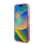 Apple iPhone 16 Pro Max Kılıf Guess Orjinal Lisanslı M-safe Şarj Özellikli Simli Silikon İnci Bileklikli Kapak