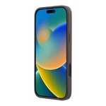 Apple iPhone 16 Pro Max Kılıf Guess Orjinal Lisanslı M-safe Kabartmalı 4G Desenli Yazı Logolu Kapak