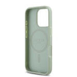 Apple iPhone 16 Pro Max Kılıf Guess Orjinal Lisanslı M-safe Şarj Özellikli Yazı Logolu Grained Kapak