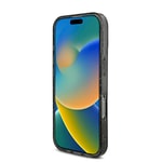 Apple iPhone 16 Pro Max Kılıf Guess Orjinal Lisanslı M-safe Şarj Özellikli Simli Silikon İnci Bileklikli Kapak