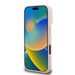 Apple iPhone 16 Pro Max Kılıf Guess Orjinal Lisanslı Grained Yazı Logolu Kamera Standlı Kapak