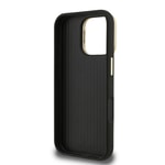 Apple iPhone 16 Pro Max Kılıf Guess Orjinal Lisanslı Grained Yazı Logolu Kamera Standlı Kapak