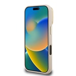 Apple iPhone 16 Pro Max Kılıf Guess Orjinal Lisanslı Grained Yazı Logolu Kamera Standlı Kapak