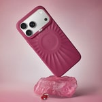 Apple iPhone 16 Pro Max Kılıf Kabartma Tasarımlı Metal Kamera Çerçeveli Pynana Starlight Serisi Kapak