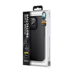 Apple iPhone 16 Pro Max Kılıf Karbon Fiber M-safe Şarj Özellikli Kamera Kontrol Butonlu Benks Hybrid ArmorPro Montage Kevlar Kapak