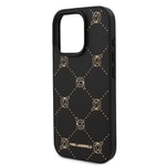 Apple iPhone 16 Pro Max Kılıf Karl Lagerfeld Orjinal Lisanslı M-safe Şarj Özellikli PU Deri Karl Heads Desenli Klasik Logolu Kapak