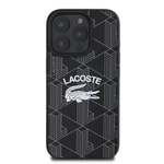 Apple iPhone 16 Pro Max Kılıf Lacoste Orjinal Lisanslı M-safe Şarj Özellikli Mono Vintage Logo Kapak
