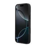 Apple iPhone 16 Pro Max Kılıf Lacoste Orjinal Lisanslı M-safe Şarj Özellikli PU Deri Tasarımlı Kartlıklı Karışık Monogram Desenli Kapak