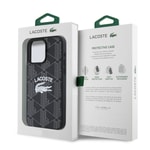 Apple iPhone 16 Pro Max Kılıf Lacoste Orjinal Lisanslı M-safe Şarj Özellikli Mono Vintage Logo Kapak