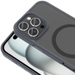 Apple iPhone 16 Pro Max Kılıf M-safe Şarj Özellikli Mat Arka Yüzey Zore Sio Kapak