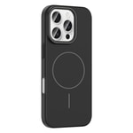 Apple iPhone 16 Pro Max Kılıf M-safe Şarj Özellikli Aramid Fiber Pitaka Tactile Woven Monogram Serisi Kapak