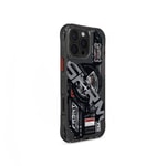 Apple iPhone 16 Pro Max Kılıf M-safe Şarj Özellikli Katmanlı Makine Temalı SkinArma Ekho Kapak