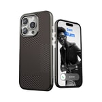 Apple iPhone 16 Pro Max Kılıf M-safe Şarj Özellikli Karbon Fiber Desenli Mutural Montage Kapak
