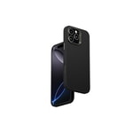 Apple iPhone 16 Pro Max Kılıf M-safe Şarj Özellikli Grip 3 Standlı 600D Aramid Fiber Pitaka Ultra-Slim Classic Serisi Black-Grey Twill Kapak