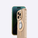 Apple iPhone 16 Pro Max Kılıf M-safe Şarj Özellikli Yüzük Standlı Amazingthing Titan Pro Serisi Kapak